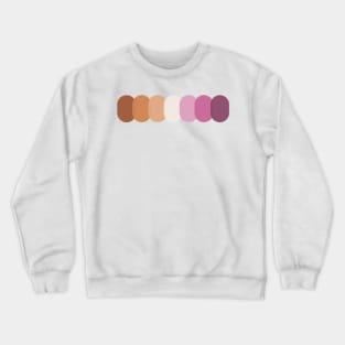 Lesbian WLW Stripe Design Crewneck Sweatshirt